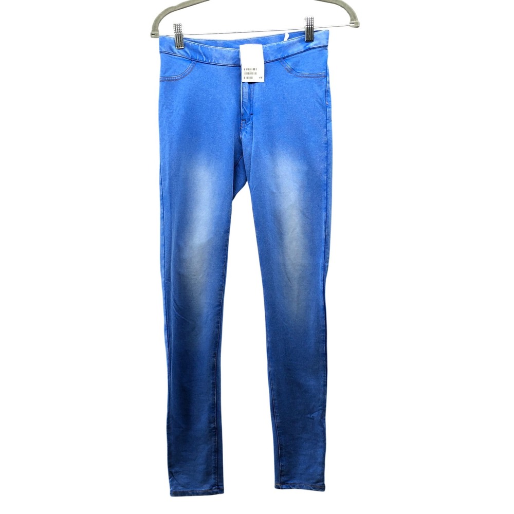 NWT HM Treggings Girls 13-14Y Blue‎ Denim Look Stretch Casual School Everyday